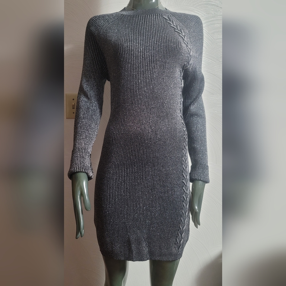 NWT. By & by gunmetal color stretch dress. XL. (133)